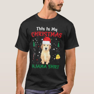 This Is My Christmas Pajama Golden Retriever Dog S T-Shirt
