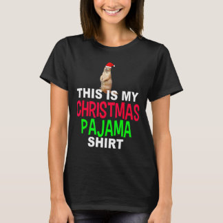 This Is My Christmas Pajama Groundhog Christmas Te T-Shirt