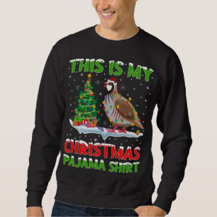 This Is My Christmas Pajama Grouse Bird Christmas Sweatshirt