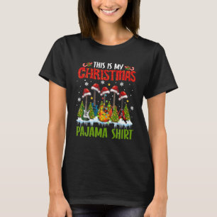 This Is My Christmas Pajama Guitar Christmas Music T-Shirt