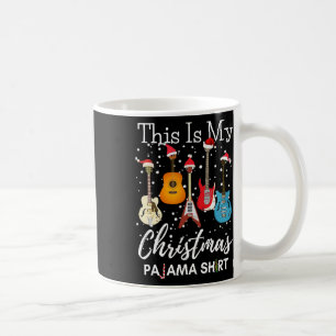 This Is My Christmas Pajama Guitar Guitarist Music Coffee Mug