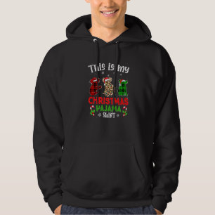 This Is My Christmas Pajama Koala Animals Leopard  Hoodie