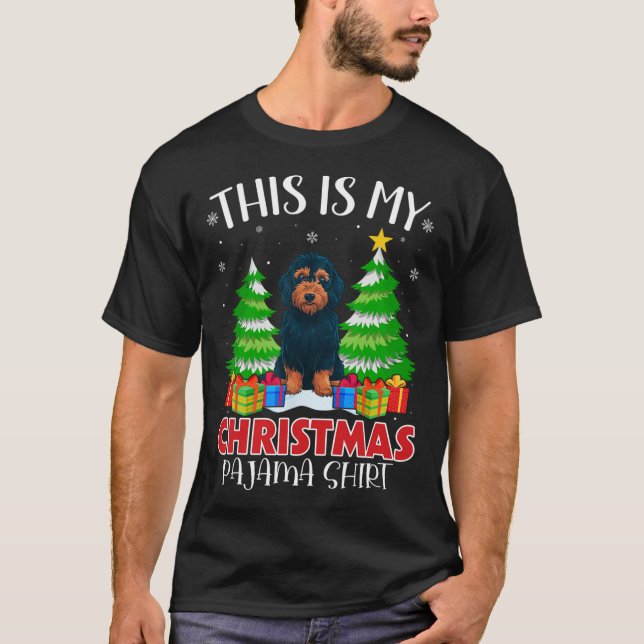 This Is My Christmas Pajama Labradoodle Dog Xmas P T-Shirt (Front)