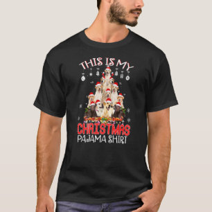 This Is My Christmas Pajama Labrador Dog Santa Tre T-Shirt