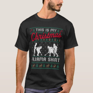 This Is My Christmas Pajama Lacrosse Ugly Sweater