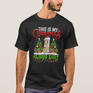 This Is My Christmas Pajama Lights Akita Inu Dog X T-Shirt
