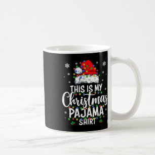 This is my christmas pajama  lights men women kid  coffee mug
