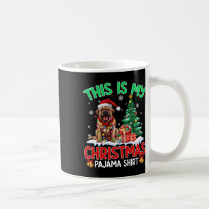 This Is My Christmas Pajama Mastiff Dog Lovers Xma Coffee Mug