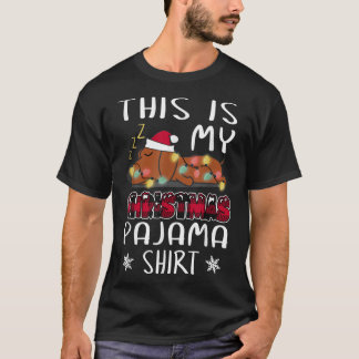 This is My Christmas Pajama Merry Christmas Red Pl T-Shirt