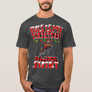 This Is My Christmas Pajama Motocross matching T-Shirt