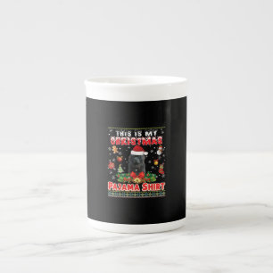 This is my christmas pajama newfoundland dog decor bone china mug