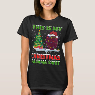 This Is My Christmas Pajama Plum Fruit Christmas T-Shirt