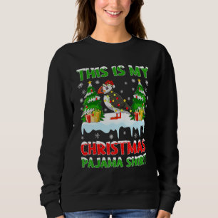 This Is My Christmas Pajama  Puffin Christmas 1 Sweatshirt
