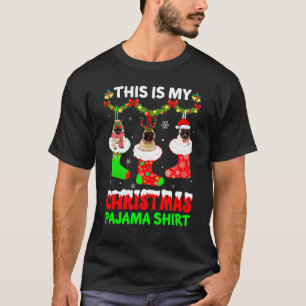 This Is My Christmas Pajama Pug Dog Puppy T-Shirt