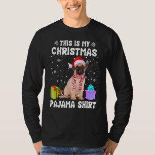 This Is My Christmas Pajama Pug Dog T-Shirt