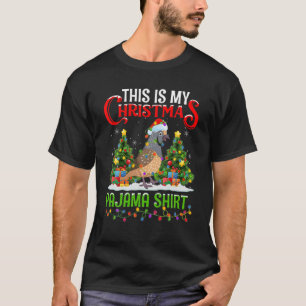 This Is My Christmas Pajama Quail Bird Christmas T-Shirt
