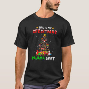 This Is My Christmas Pajama Rottweiler Dog Xmas Tr T-Shirt