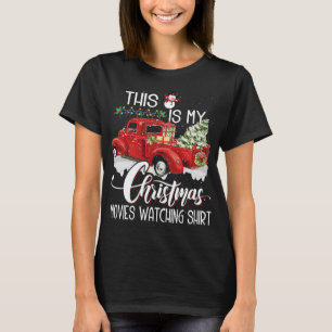 This Is My Christmas Pajama Santa Goat Riding Red  T-Shirt