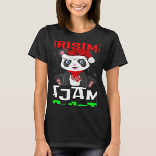 This Is My Christmas Pajama  Santa Hat Panda Xmas T-Shirt