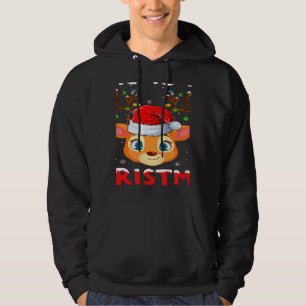 This Is My Christmas Pajama  Santa Reindeer Xmas Hoodie