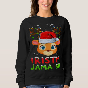This Is My Christmas Pajama Santa Reindeer Xmas Sweatshirt