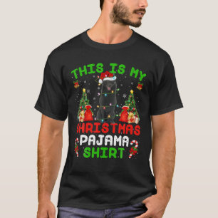This Is My Christmas Pajama Schipperke Dog Christm T-Shirt