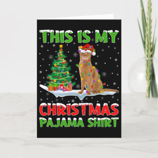 This Is My Christmas Pajama Shirt Christmas  Card