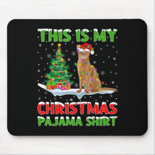 This Is My Christmas Pajama Shirt Christmas Mouse Pad