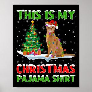 This Is My Christmas Pajama Shirt Christmas Poster