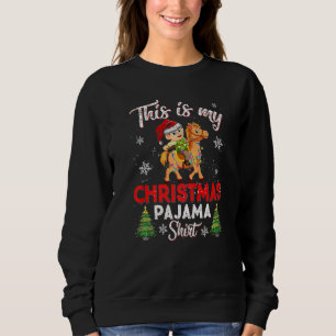 This Is My Christmas Pajama Shirt Cool Santa Eques