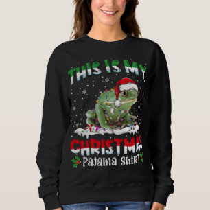 This Is My Christmas Pajama Shirt Cute Frog Animal