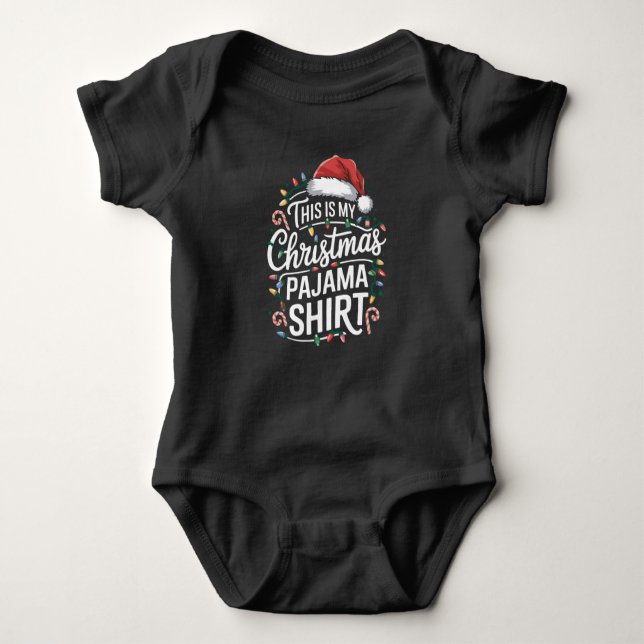 This Is My Christmas Pajama Shirt Family Xmas 2024 (Front)