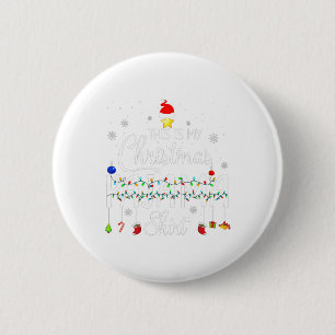 This is My Christmas Pajama Shirt Funny Xmas Light 6 Cm Round Badge