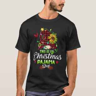 This Is My Christmas Pajama Shirt Gnome Xmas Red P