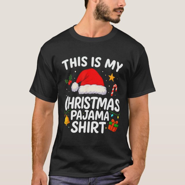 This Is My Christmas Pajama Shirt Lights Men Women (Front)