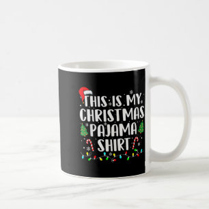 This Is My Christmas Pajama Shirt Lights Men Women Coffee Mug