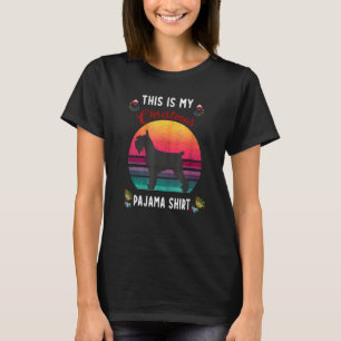 This Is My Christmas Pajama Shirt Miniature Schnau