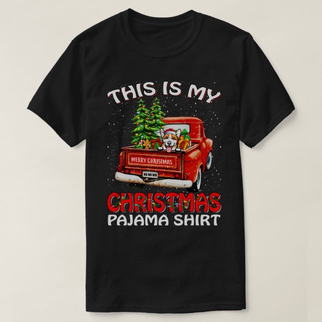 This Is My Christmas Pajama Shirt Pembroke Welsh C (Design Front)