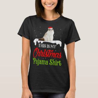 This Is My Christmas Pajama Shirt Ragdoll Cat