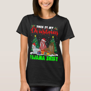 This is My Christmas Pajama Shirt Santa ELF Reinde