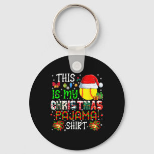This Is My Christmas Pajama Shirt Santa Softll Ll Key Ring