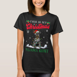 This Is My Christmas Pajama Shirt Schnauzer Dog