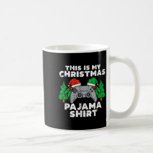 This Is My Christmas Pajama Shirt Video Games Boys Coffee Mug