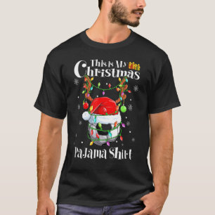This Is My Christmas Pajama Soccer Christmas Ligh T-Shirt