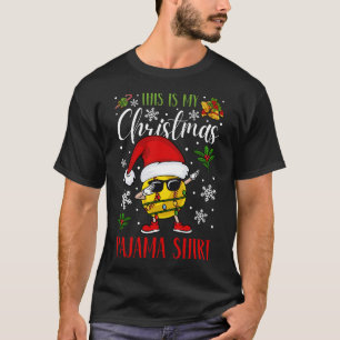 This Is My Christmas Pajama Softball Men T-Shirt