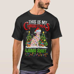 This Is My Christmas Pajama Sphyn Cat Christmas T-Shirt