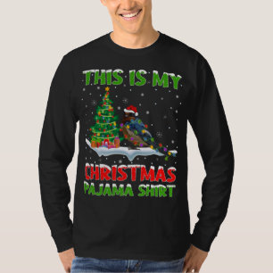 This Is My Christmas Pajama Swallow Bird Christmas T-Shirt