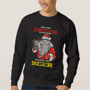This Is My Christmas Pajama Tee Powered By Beer Sa