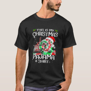 This Is My Christmas Pajama Trucker Xmas Holiday T-Shirt