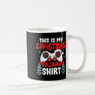 This Is My Christmas Pajama Video Game Gamer Boys  Coffee Mug